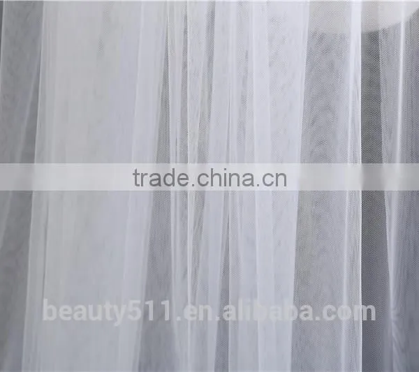 2017 Wholesale New Grance Long Lace Bridal Wedding Veil Tulle photo-5