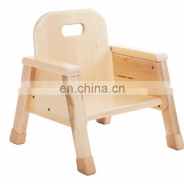Kindergarten Wooden Kids Barber Chair Small Wooden Children Table Chair photo-2