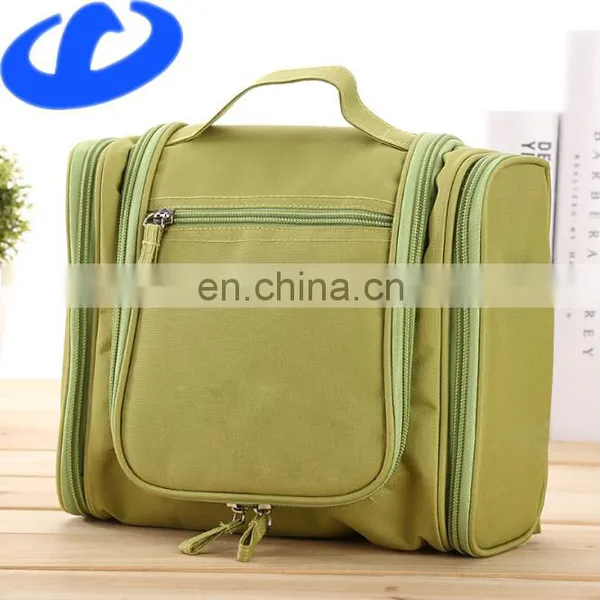 300D Oxford Fabric Wash Bag Foldable Organizer Multi-functional Hanging up Cosmetic Bag photo-4