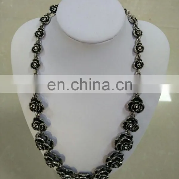 2015 Fashion Necklace ,antique Flower Necklace