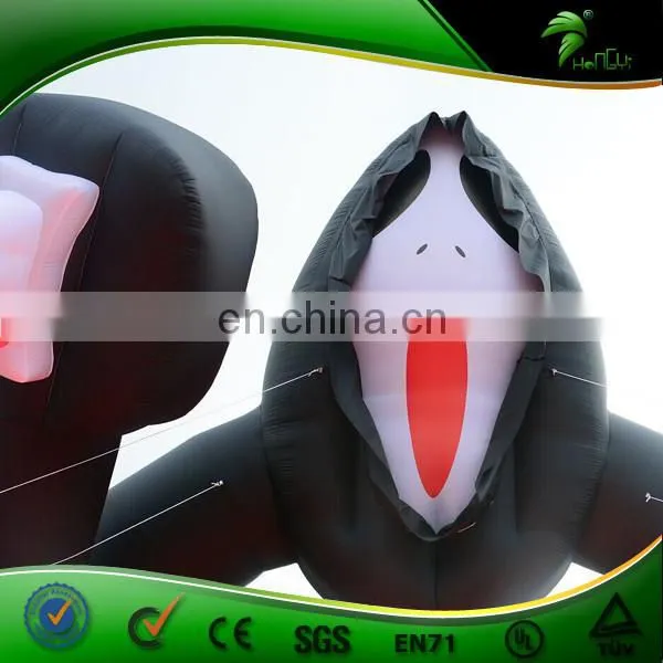 Customzied 6m High Black Inflatable Skull Halloween Arch photo-3