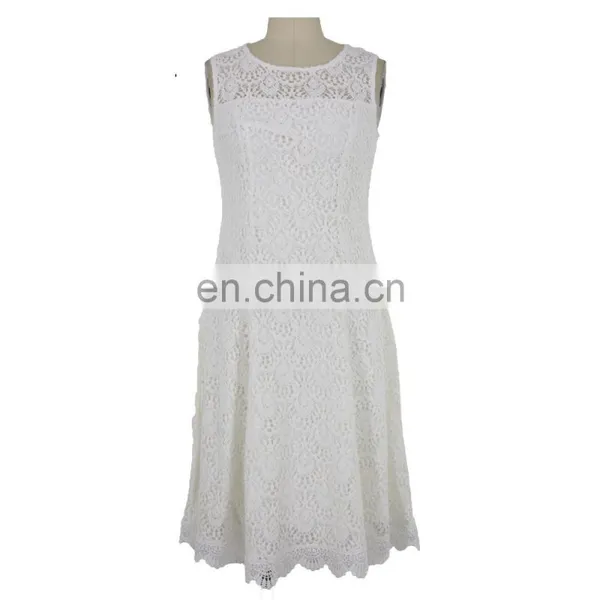 Crochet Lace Dress Women Evening Dress Occasion Wear photo-5