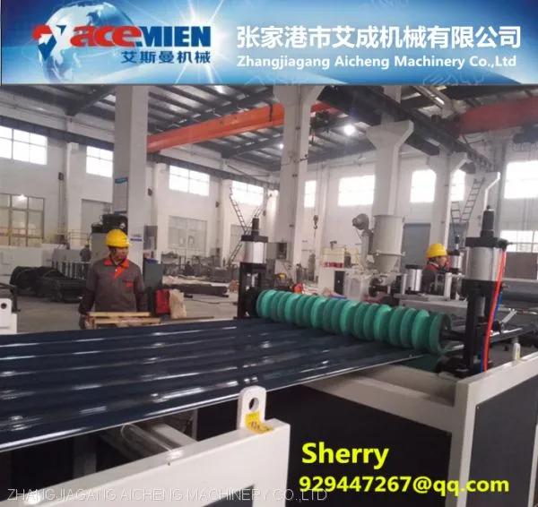 Plastic Pvc Asa Roof Tile Roofing Sheet Making Extruder Machine Plastic Recycling Machinery