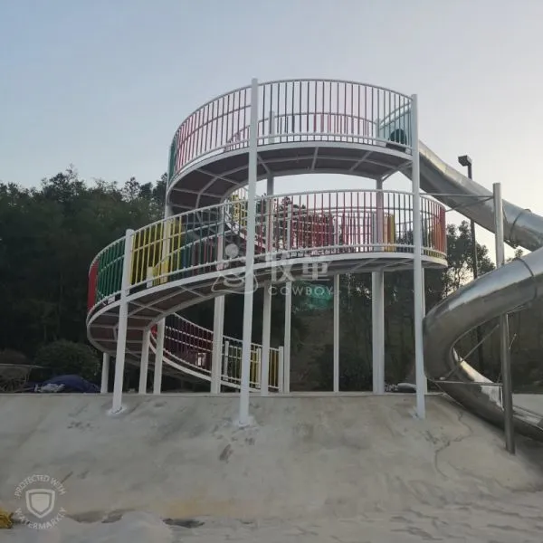 Outdoor Playground Stainless Steel Slide Tube Metal Slide for Park