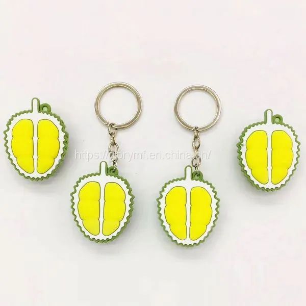 Plastc Fruit Key Chain /3cm Colorful Plastic Key Ring Gift photo-3