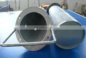 304 Stainless Steel Perforated Sheet Cleanable and Reusable Basket Oil Filter photo-4