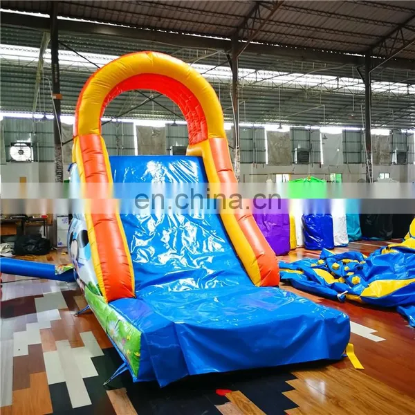 Cheap Outdoor Indoor Mini Inflatable Mouse Slide ,Blow up Fun Yellow Man Slide House on Backyard for Toddler, Kids photo-2