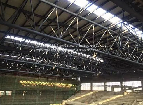 Chaohu Middle School Indoor Stadium Pipe Truss Project photo-3