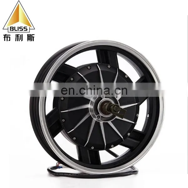 High Performance Custom Electric Hub Motor60/72V Single Shaft Hub Motor2000W 500W 12 Inch Hub Motor photo-5