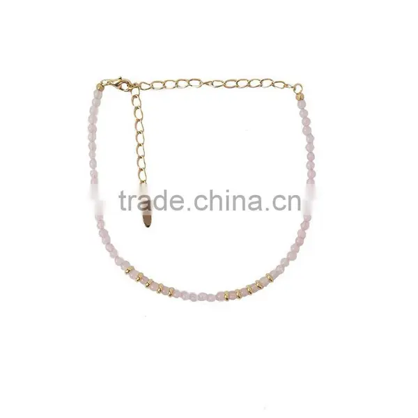 DC03-18 2016 Hot Fashion Rope Necklace Natural Stone Bead Necklace photo-5