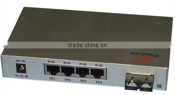 5 Ports 10 100 1000M POE Optical Converter photo-3