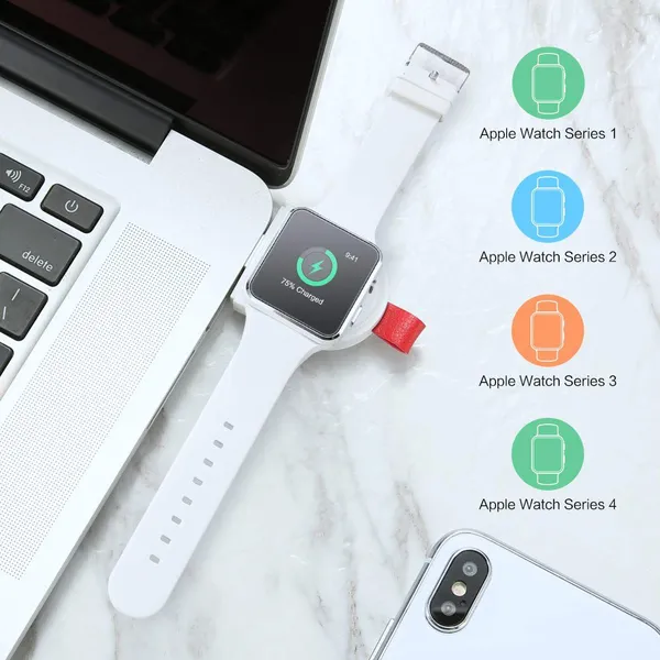 Portable Wireless Charger for IWatch 6 SE 5 4 Charging Stand Apple Watch Series USB Charger photo-2