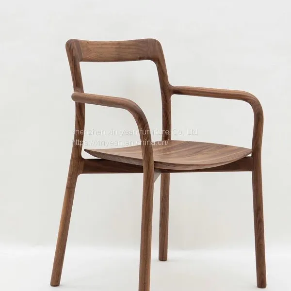 New Design Branca Chair Solid Wood Chair Solid Walnut Dining Chairs photo-3