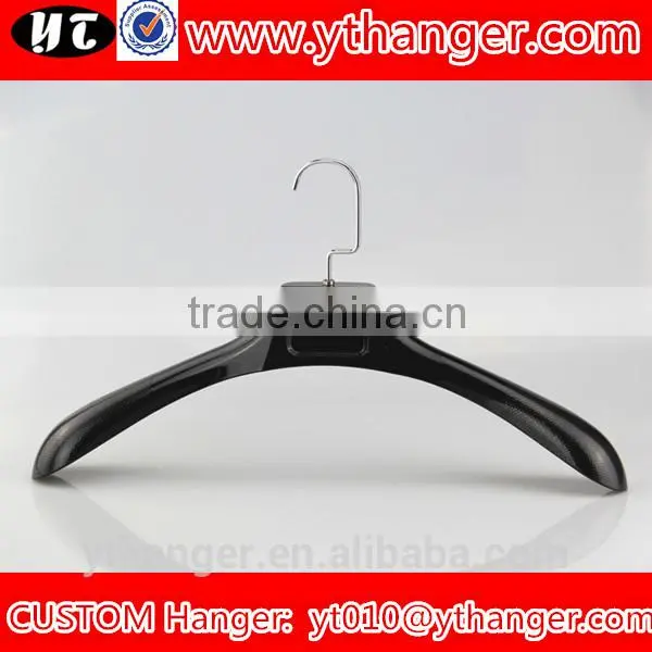 YY0531 Hot Selling Black Clips Trousers Hanger Non-slip Plastic Clothes Hanger photo-6