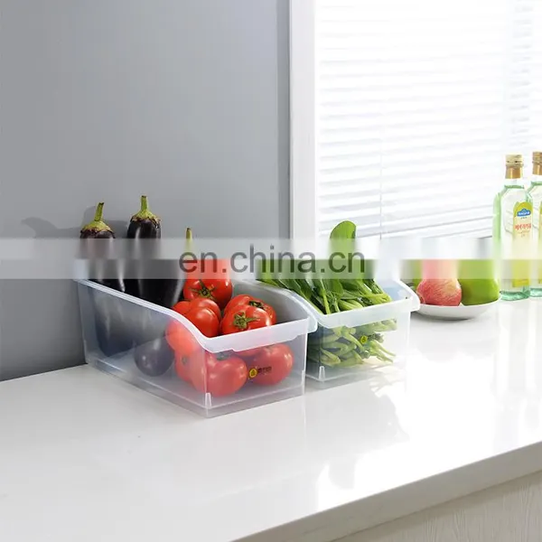 Most Popular Wheeled Type Kitchen Multifunction Transparent PP Plastic Refrigerator Family Storage Box Under Sink Organizer photo-3