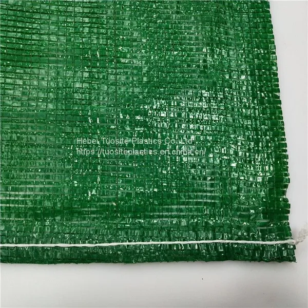 UV Treated PP Tubular Circular Leno Mesh Bag For Firewood/Drawstring Vegetable Fruit Package Mesh Net Sacks photo-2