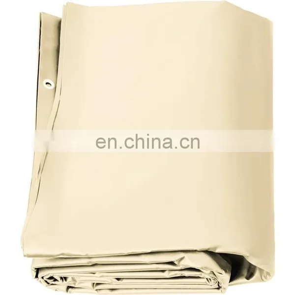 Custom Made Retractable 18oz 610gsm Solid Pvc Tarpaulin Swimming Pool Cover photo-3