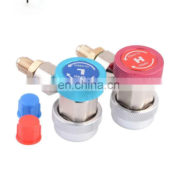 Adaptadores de Mudança Rápida QC-ML QC-MH, Coletor de Carro para Carga de Ar Condicionado, Acoplador Rápido de Latão para Refrigerante R134a photo-4