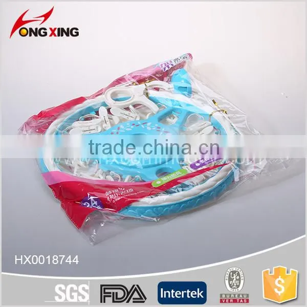 High Quality Round Shaped Plastic Drying Hanger 24 Pegs/set photo-6