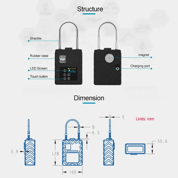 G360P GPS Tracker Electronic Lock photo-2