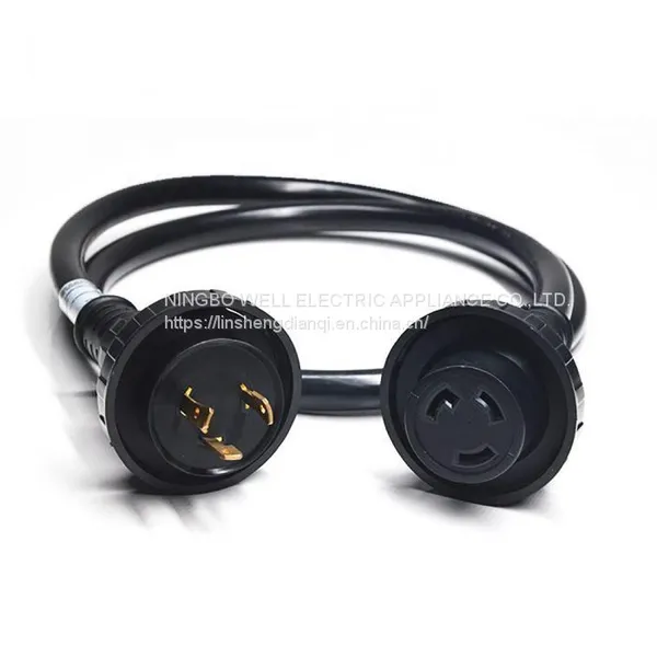Marine Shore Adapter Cord Set STW 10/3 1FT Y-Adaport 30A to 30A photo-2