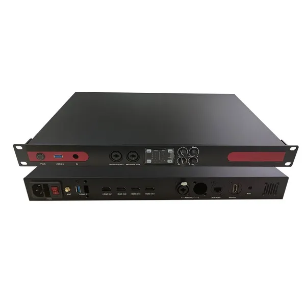 Aluminum Chassis Efficiently Heat Dissipation Electronic Components Installation Box 1U Chassis