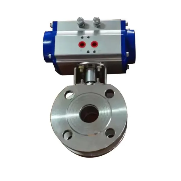 Pneumatic Valve Factory Direct Clamp Connection Thin Type Ball Valve With Pneumatic Actuator photo-5