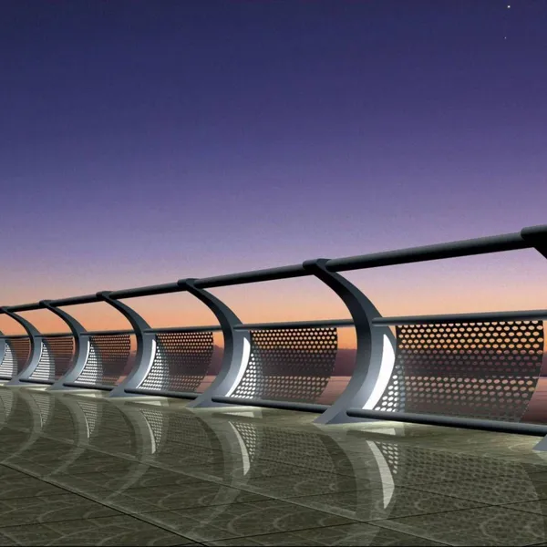 Galvanized and Powder-coated Lakeside and River Embankment Guardrails, Quality Guaranteed, From the Source Factory, Customized According to Requirements. Longbang Traffic Facilities photo-2