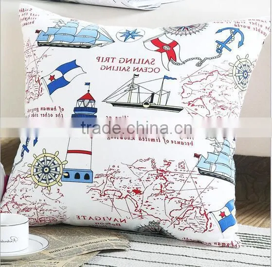 American Style 100% Cotton Thicken Canvas Cushions