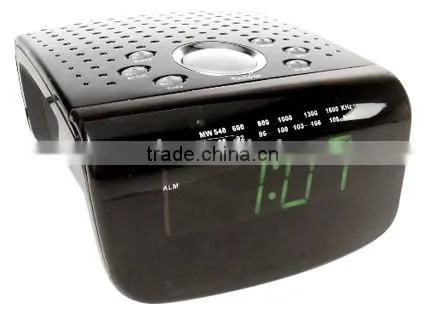 Tetragon Green LED Digital AM FM Alarm Clock Radio photo-2