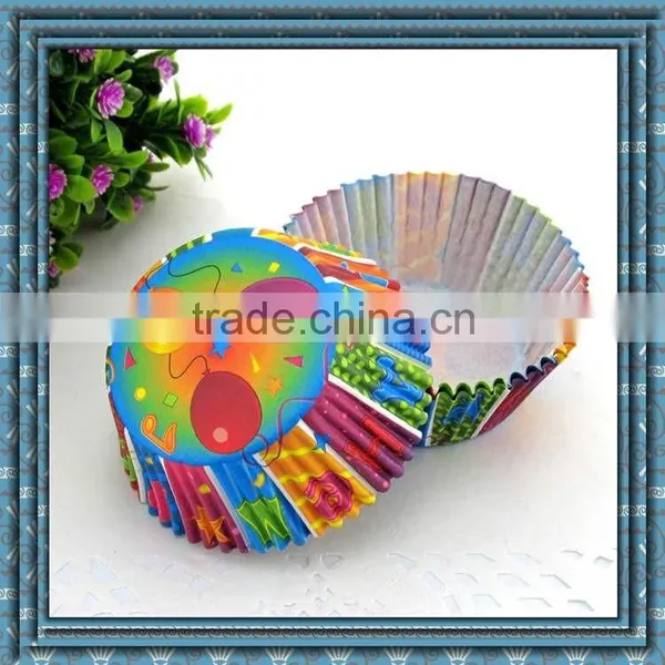 OEM 40gsm Greaseproof Paper Cupcake Liners