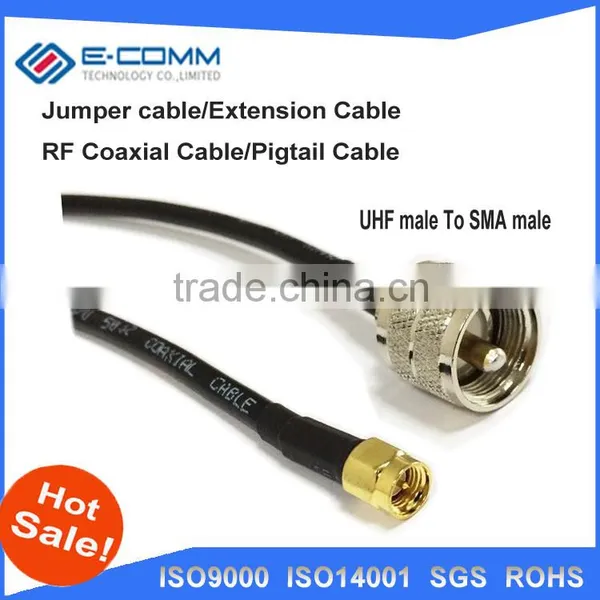 New UHF Female Jack Nut Connector Switch SMA Female Jack Nut Connector RG174 Wholesale 20CM 8" Adapter photo-4