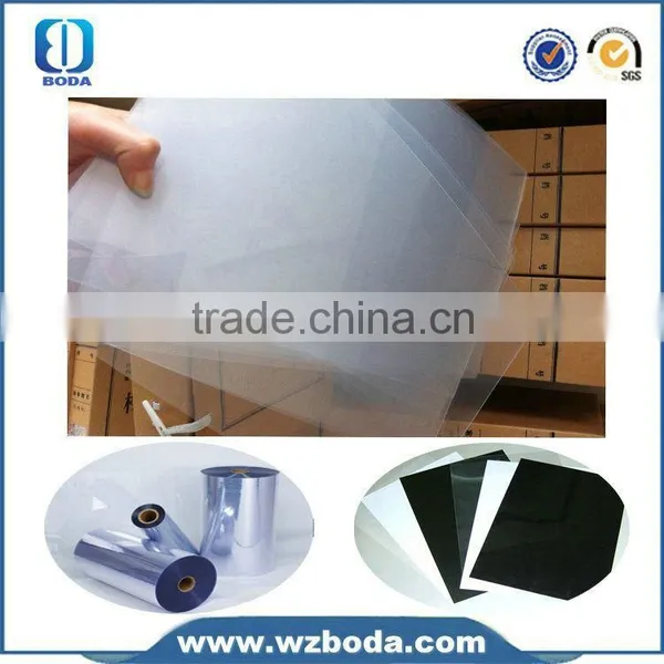 Rigid Transparent Pvc Roll for Vacuum Thermoforming Packages