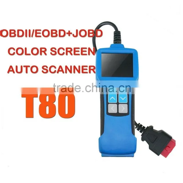OBDII Auto Scanner,color Display,Trouble Code Scanning Tool T80,Live Engine Data Scanner Tool