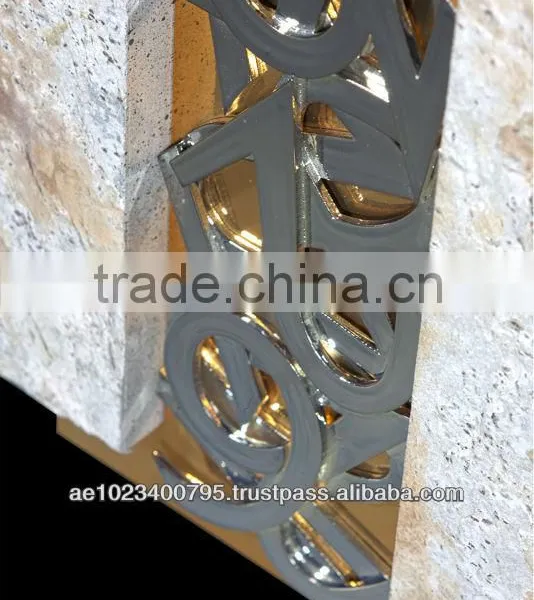 Designer Clocks, Latest and Unique Wall Clock, Decorative Wall Clock With Chrome Plated Acrylic Numbers photo-5
