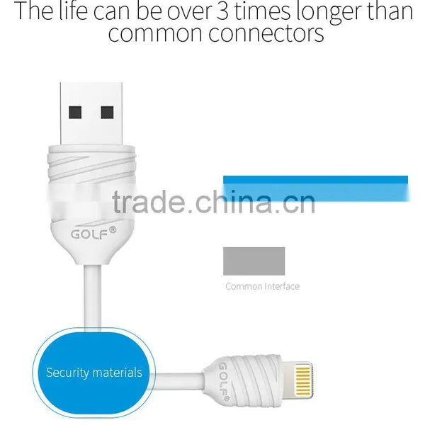 GOLF 2.1A Pineapple Series Usb Cable for Iphone5/5s/5c 1m Quick Charge and Data Pinepple Cable for Iphone 6/6s/6plus photo-4