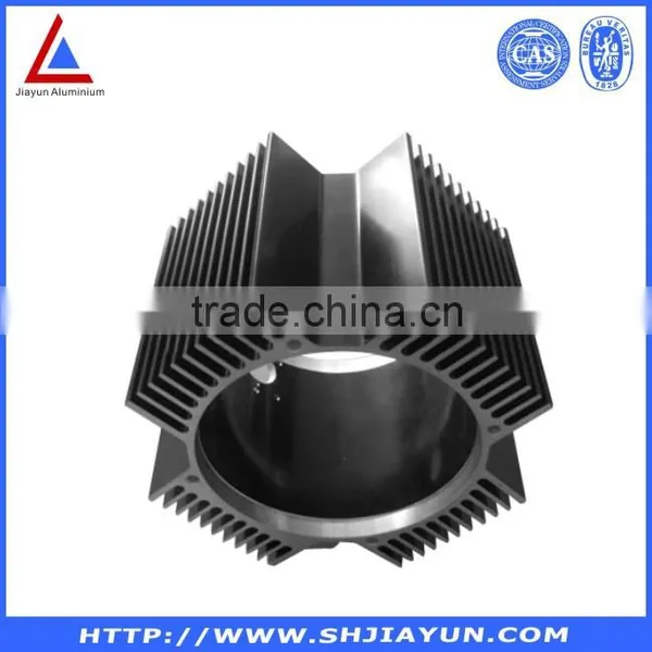 Extruded Round Aluminium Heat Sink / Aluminium Led Heat Sink From Shanghai Jiayun photo-2