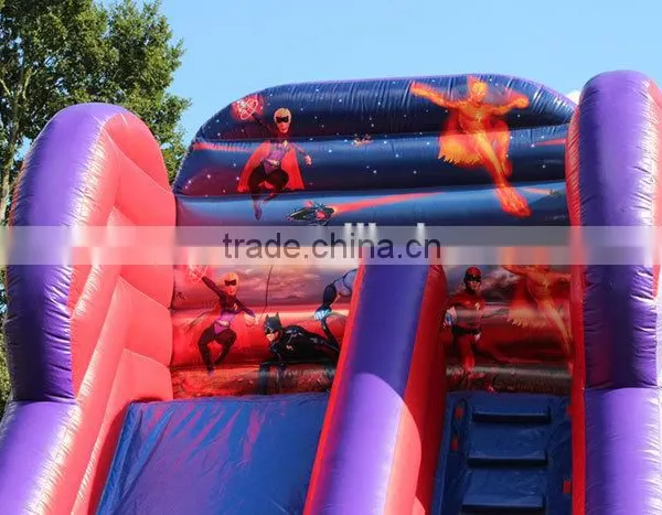 Clearance Commercial Grade Inflatable Water Slides,Superhero Water Slide Inflatable Slide Giant Supplier's Choice photo-4