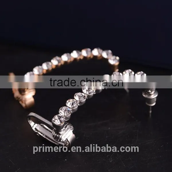 New Diamond Cuff Wrap Earring Ear Clips Women Piercing Jewelry photo-3