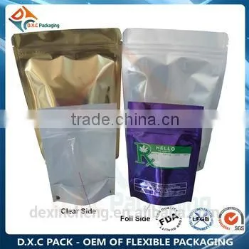 Foil Lined Stand Up Pouch Bag With Zipper For Snack Food Packaging(FDA Approved) photo-3