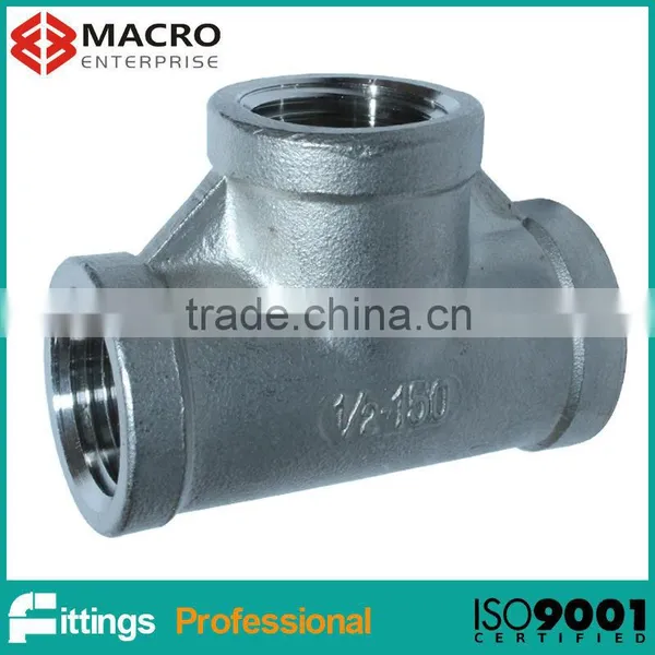 NPT Thread Stainless Steel Threaded Pipe Fittings