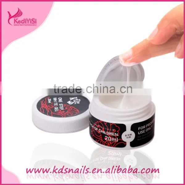 Kds High Quality Painless White Pink and Crystal Nails uv Builder Gel to Extend Nails photo-3