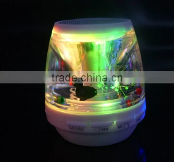 New Arrivel LED TF Card Slot and Hand-free Calls Support Liquid Bluetooth Speaker photo-6