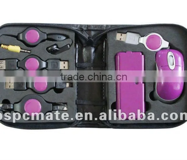 For Business 6 in 1 Laptop Accessory Usb Travel Kits / China Computer Cables & Connectors for Sale photo-4