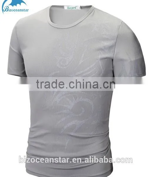 Foreign Trade Preferential Wholesale Fashion Euramerican Style Big Yards Dragon Pattern Printed T-shirts Round Collar photo-2