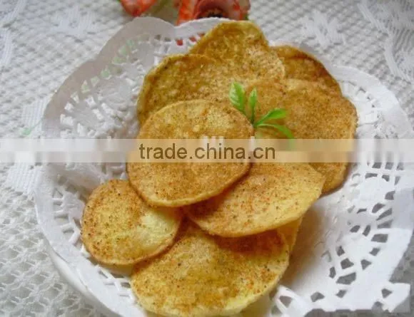 automatic small scale potato chips production line/machinery