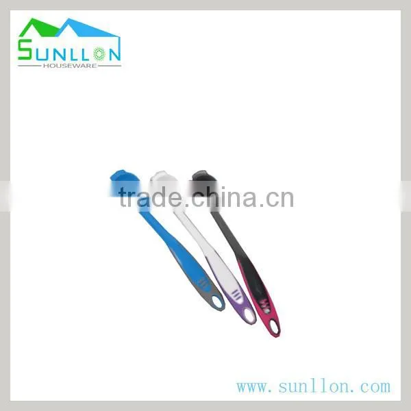 Colourful Plastic Long Handle Holloware Brush PP Bristle Brush Cleaning Kitchen Washing Brush photo-2