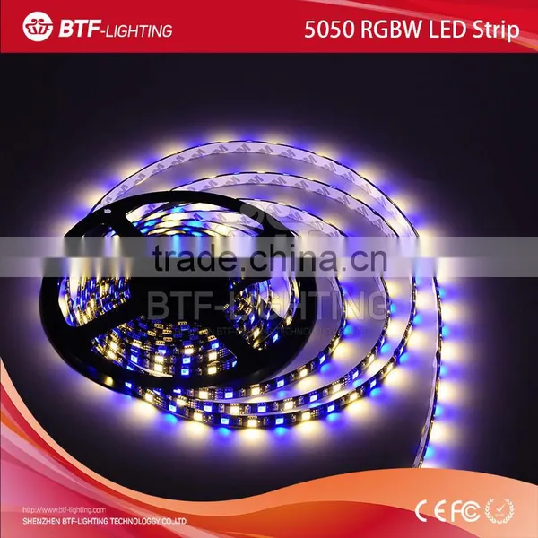 5050 RGBW 5m 60leds/m Led Strip Rgbw RGB+Warm White Strip Waterproof in Silicon IP65 Black PCB DC12V SMD 5050 Mixed Color photo-4