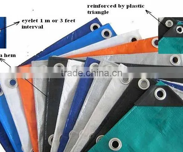 Awning Tarpaulin Car Cover , Tarpaulin Sheet , PE Plastic Tarp photo-4