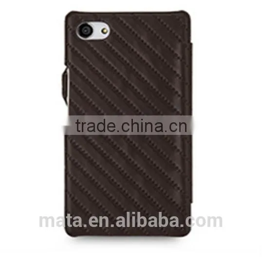 Genuine Cow Leather Case For Business Men For Sony Xperia Z5 photo-2